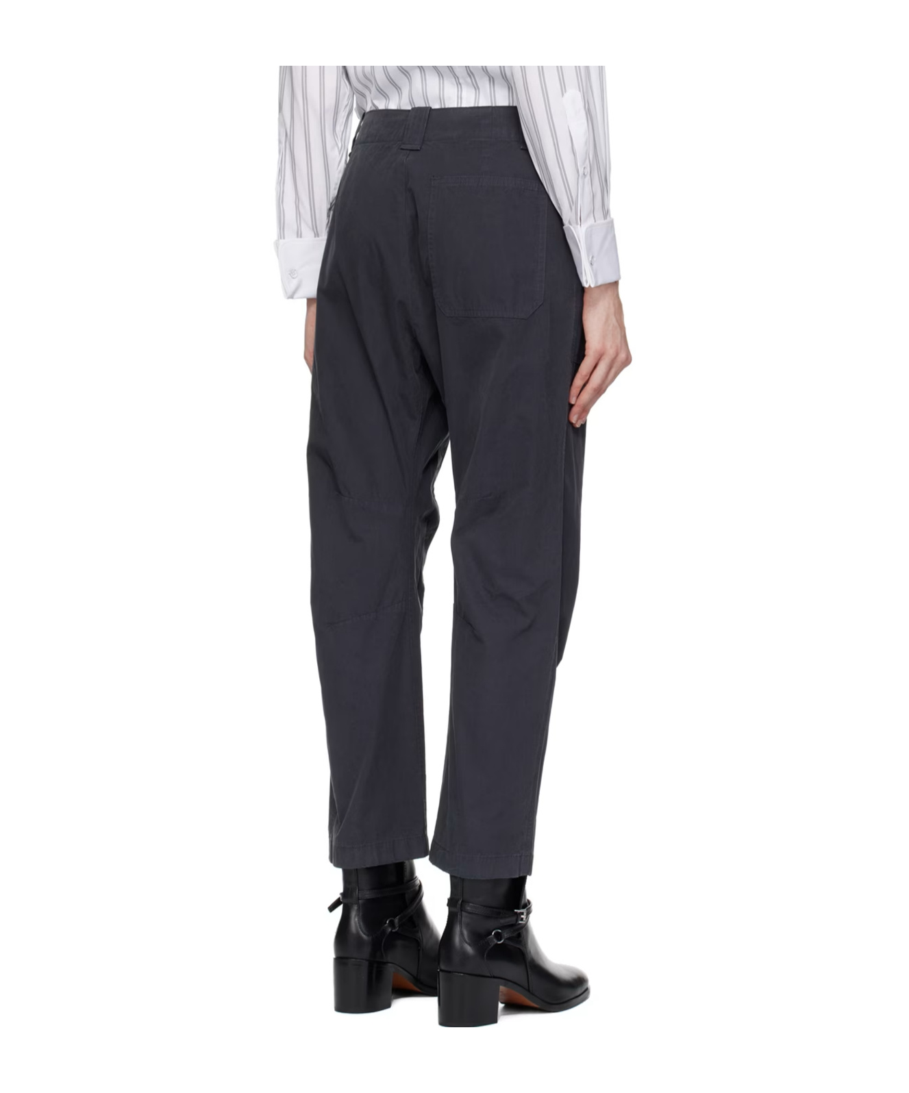 Rag & Bone Leyton Patch Pocket Casual Pants In Black