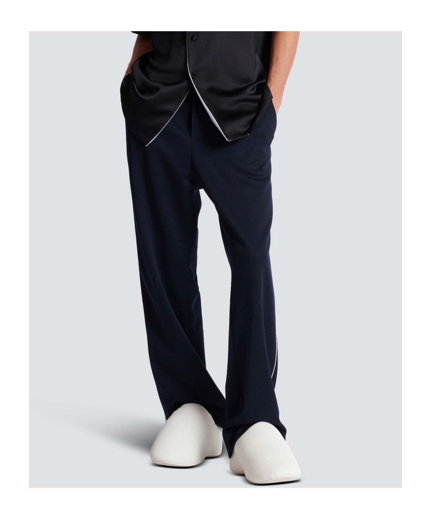 Balmain Pb Signature-badge Track Pants In Black