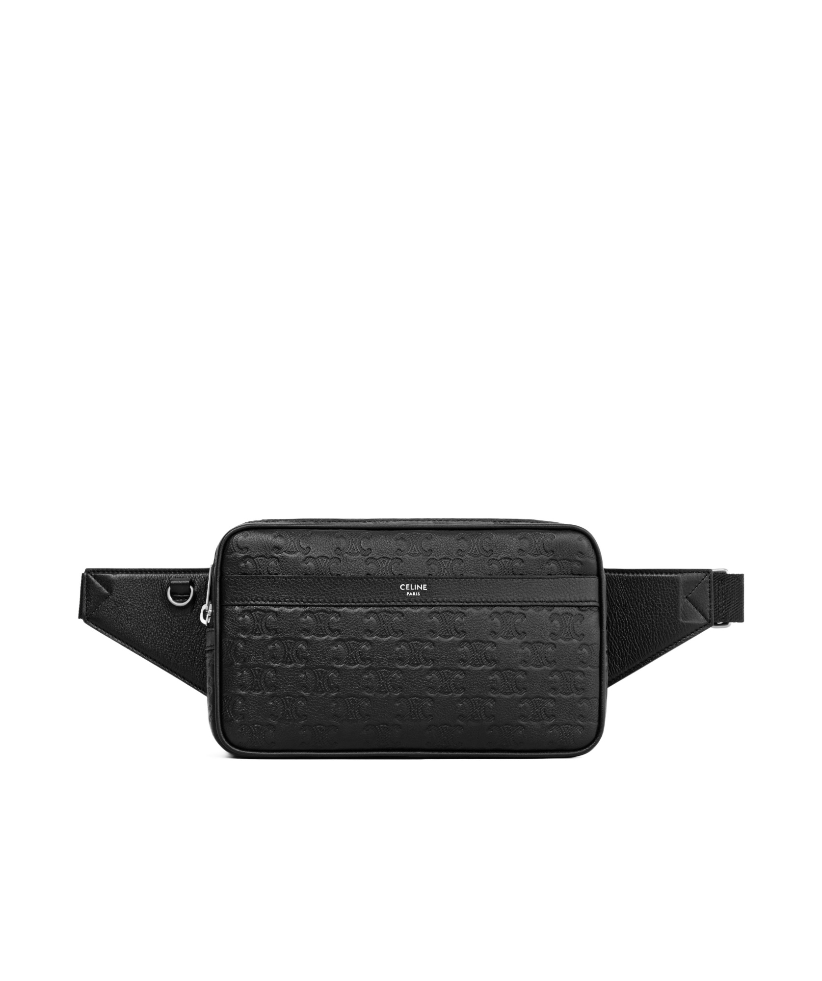 CELINE BELT BAG IN CALFSKIN WITH TRIOMPHE EMBOSSED