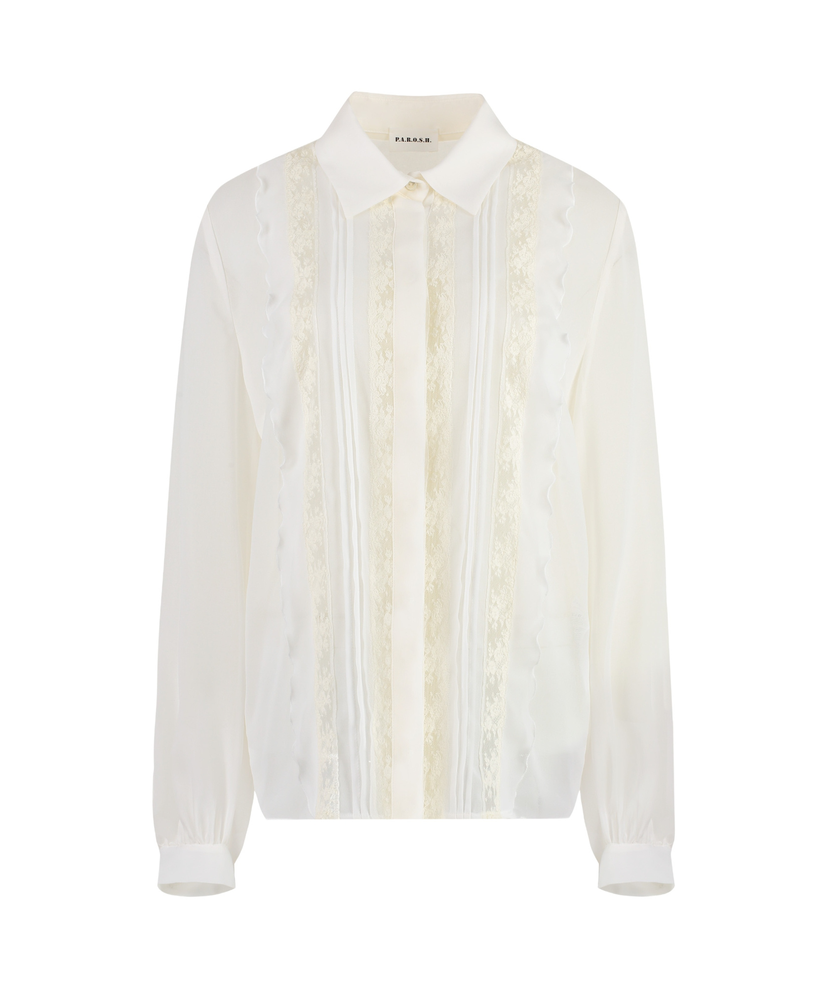 P.a.r.o.s.h Parosh Technical Fabric Shirt In White