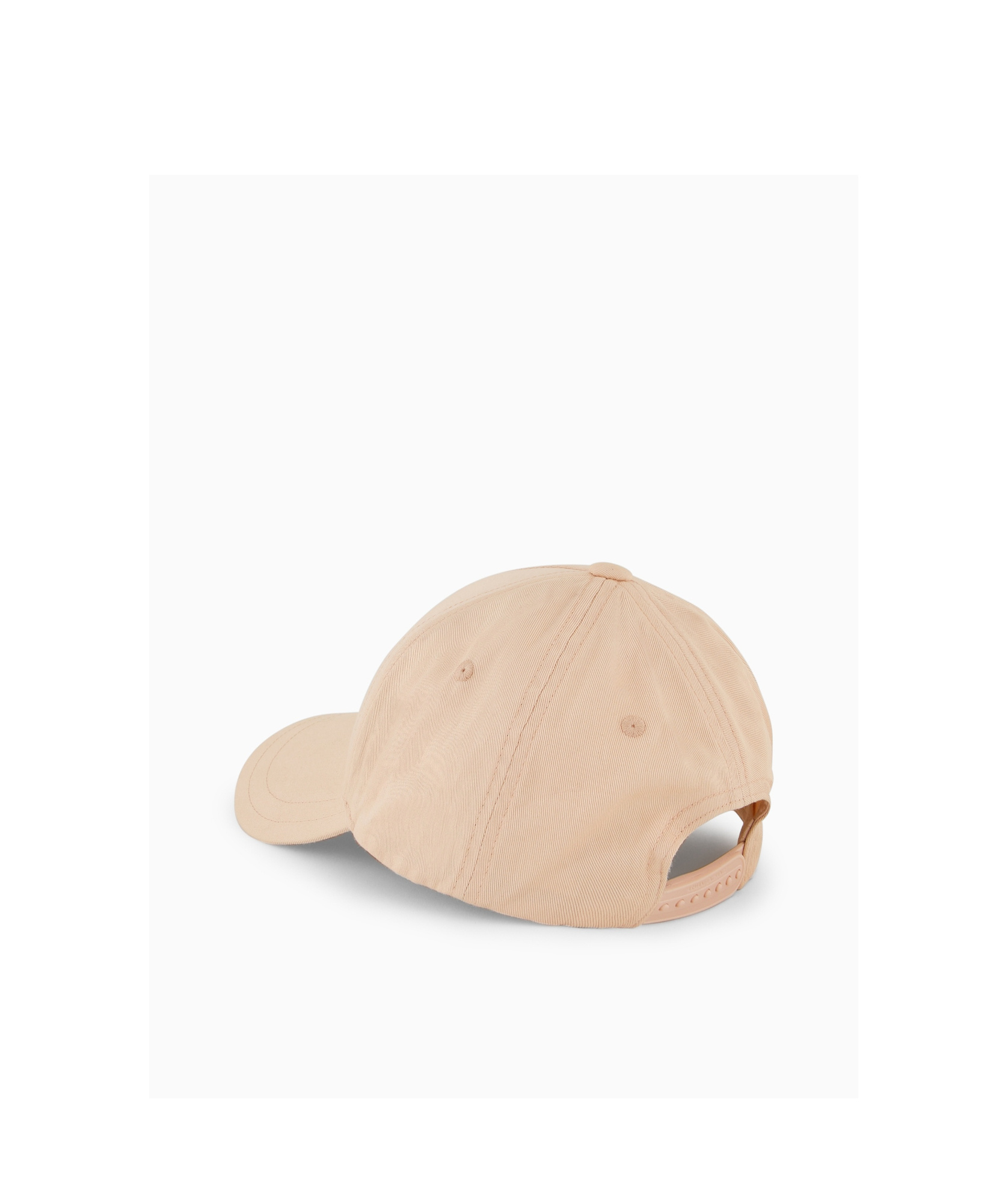 Armani Exchange Logo-appliqué Cotton Cap In Nude