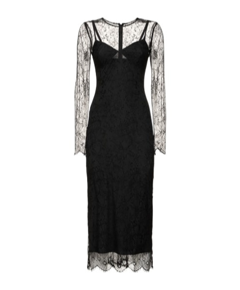 Dolce & Gabbana Lace Long-sleeved Dress