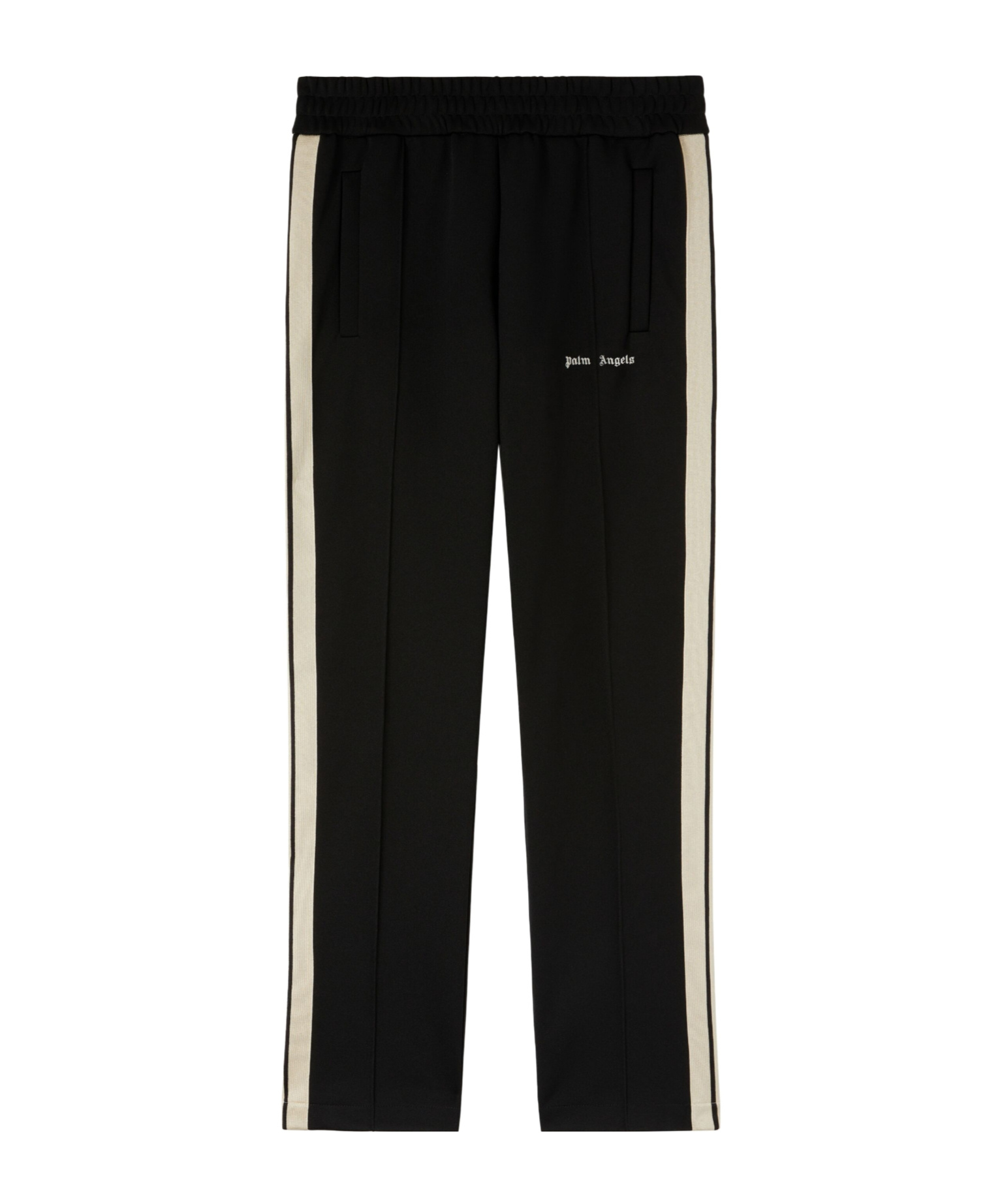 Palm Angels Logo-printed Elasticated Waist Track Pants In Black