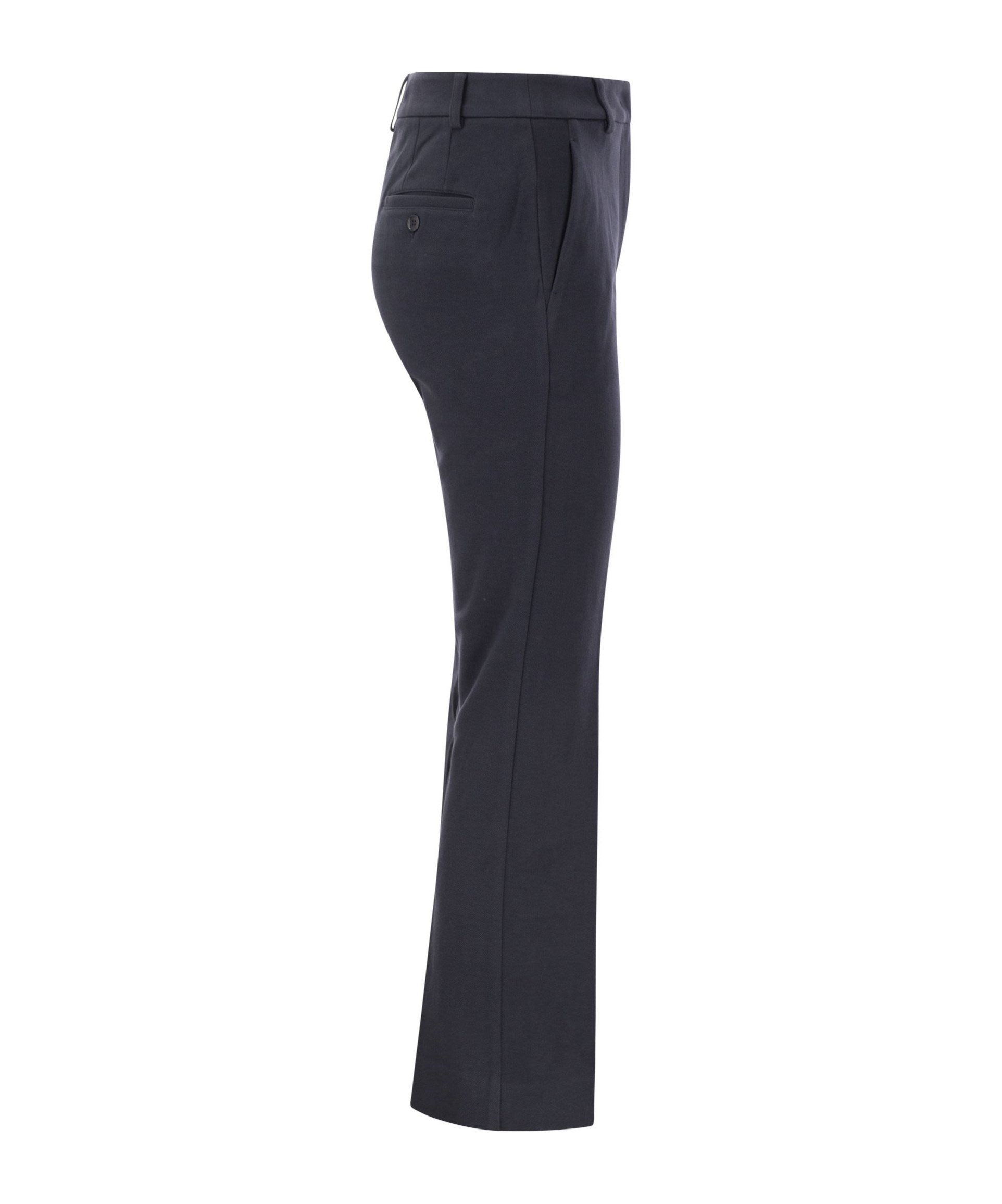 Weekend Max Mara Straight Casual Pants In Black
