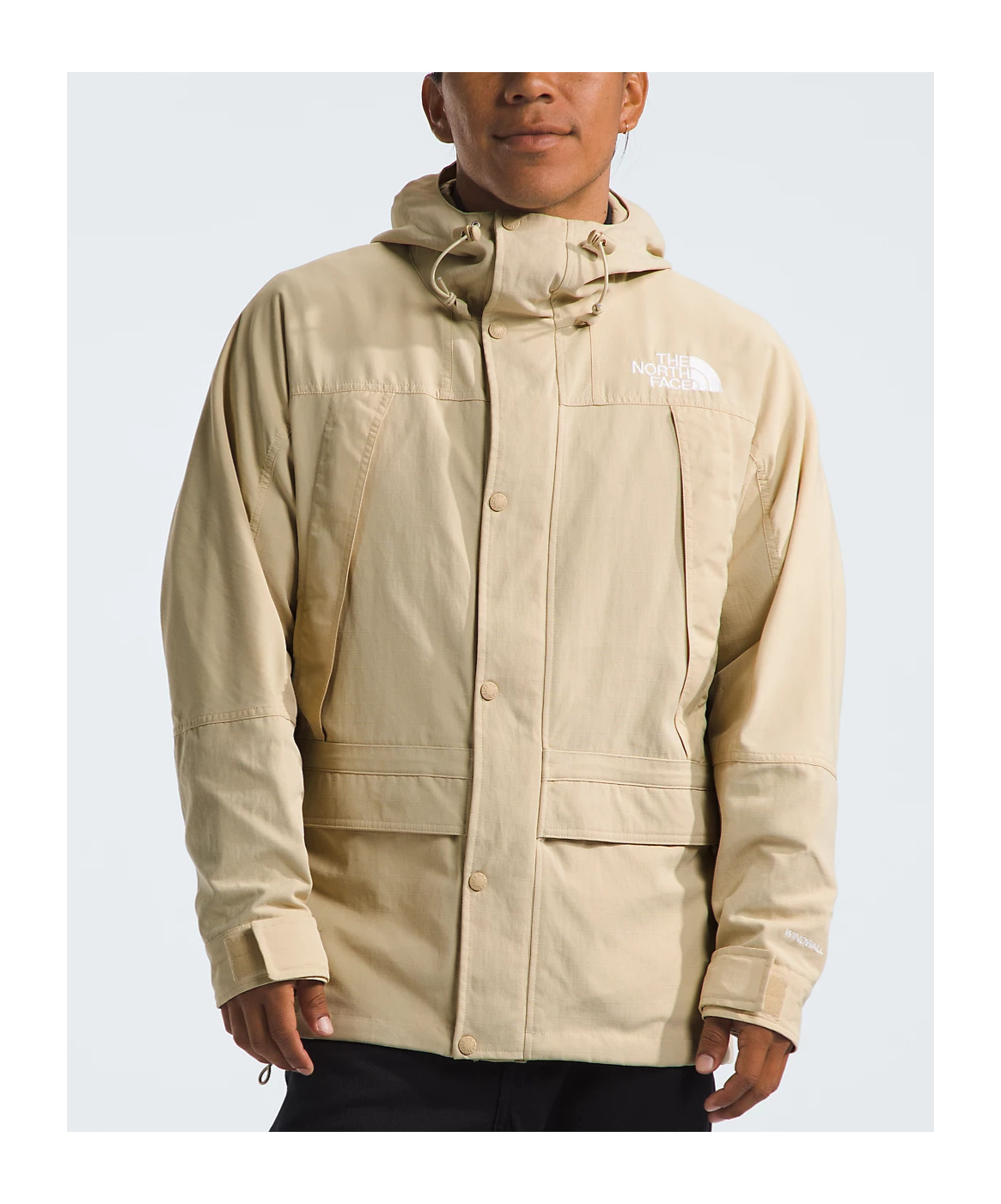 The North Face Hooded Casual Jacket In Nude