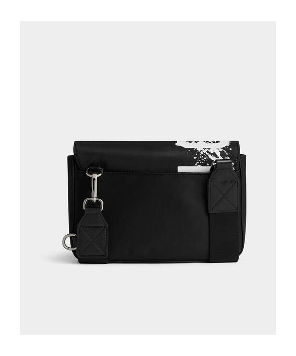 Dsquared2 Logo-print Messenger Bag In Black