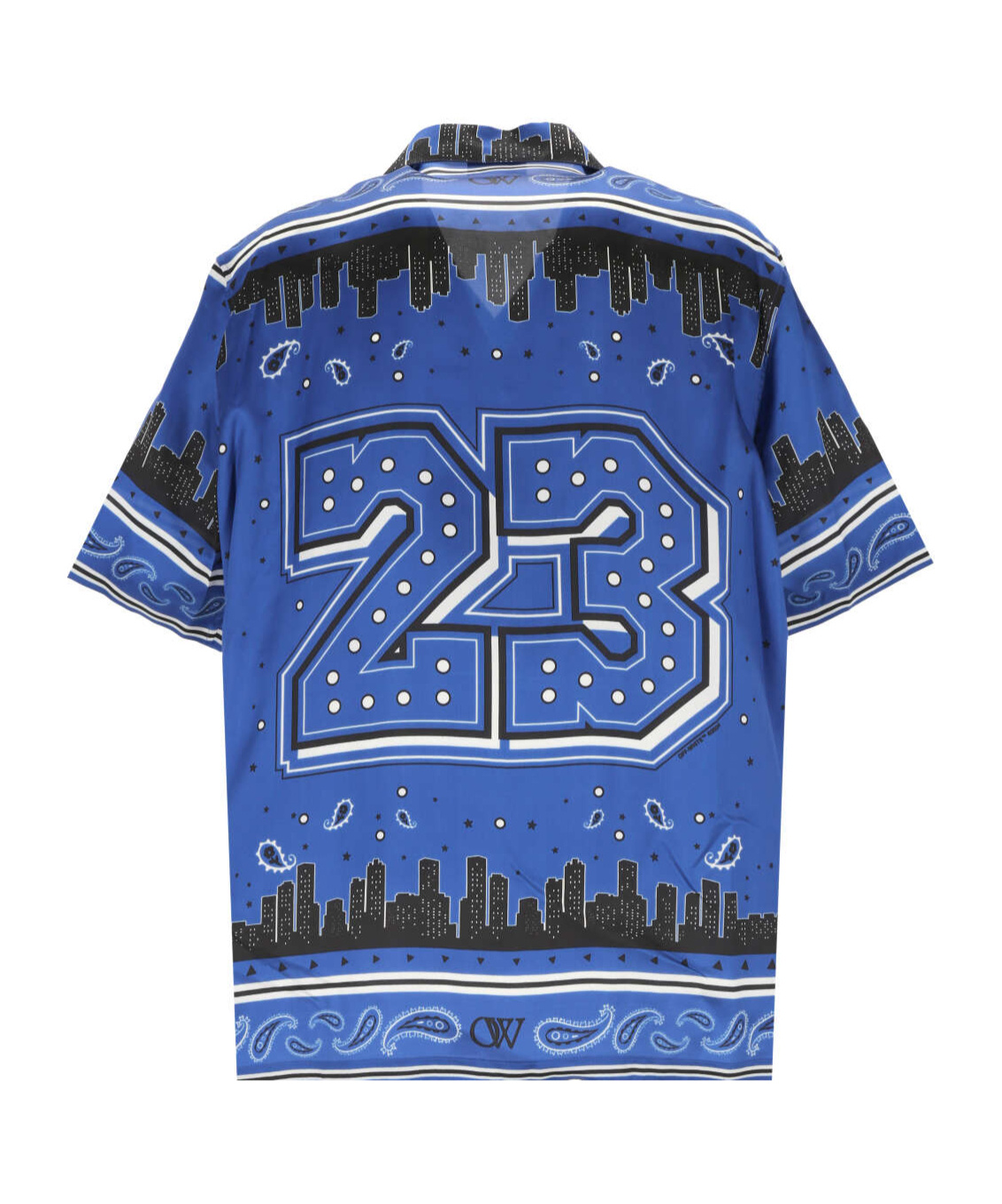 OFF-WHITE BANDANA-PRINT TWILL SHIRT