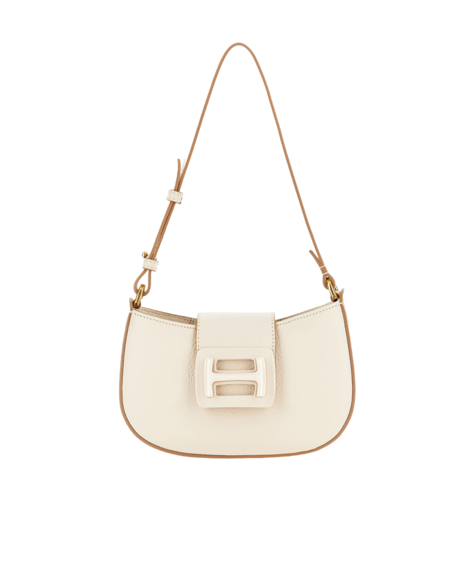 Hogan H-bag Leather Shoulder Bag In White