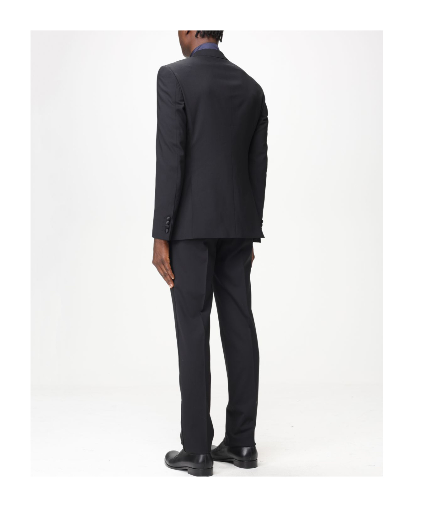 EMPORIO ARMANI SINGLE-BREASTED VIRGIN WOOL-BLEND SUIT