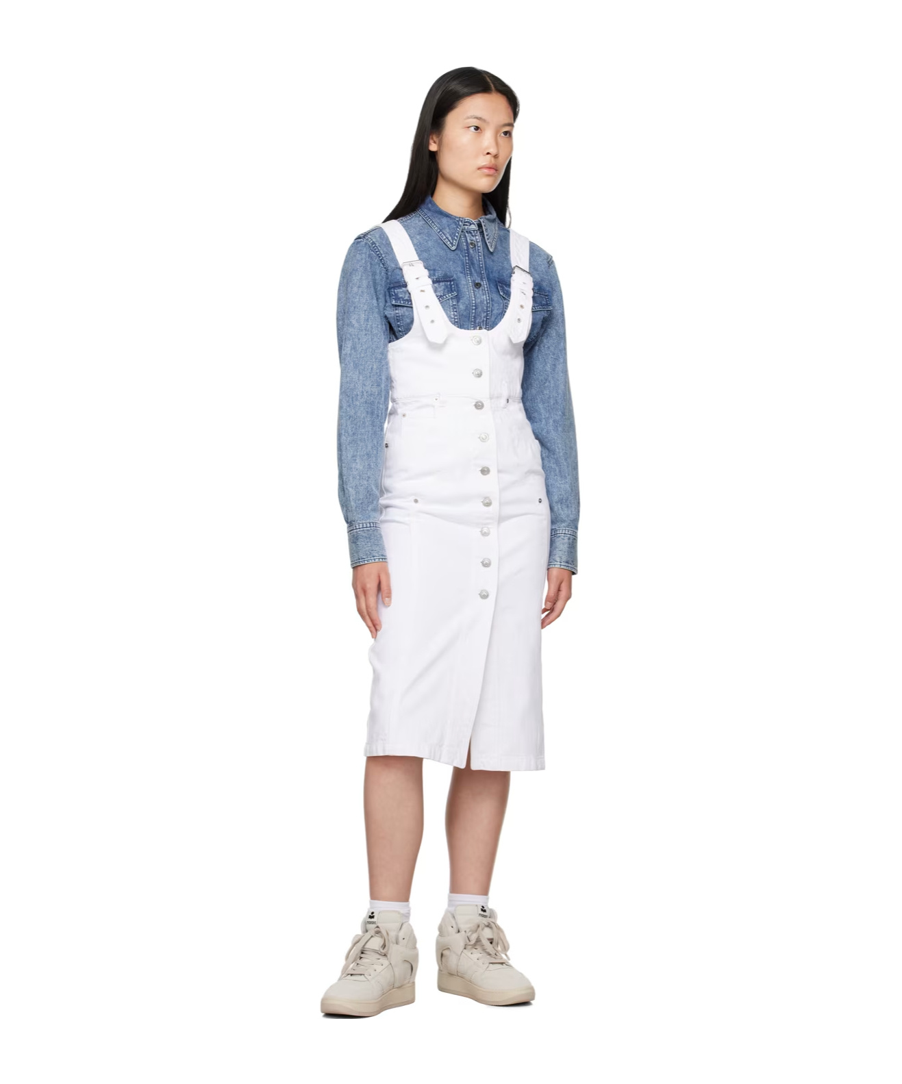Shop Isabel Marant Étoile Filipine Dress In White