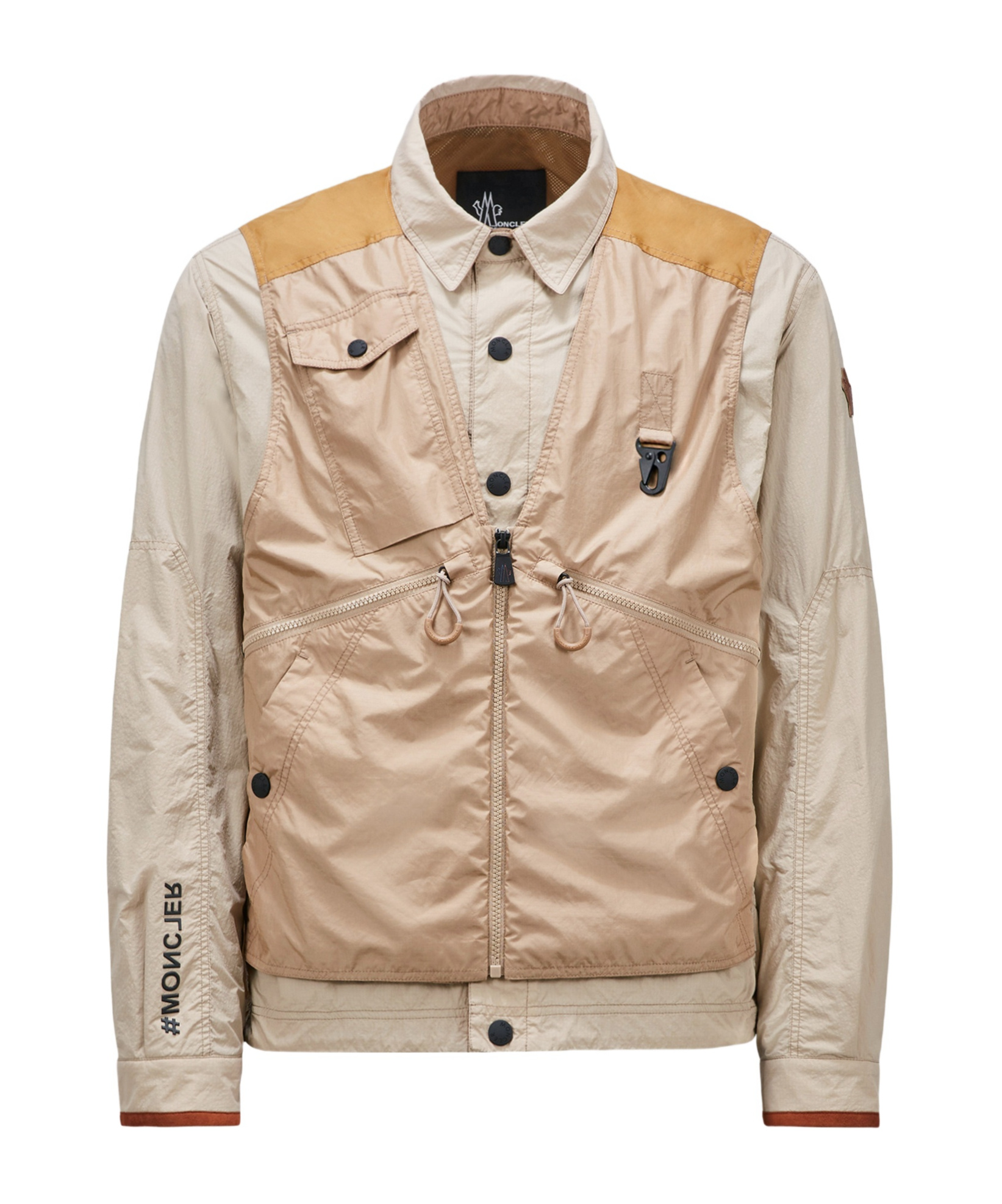 Moncler Two-piece Casual Jacket In Nude