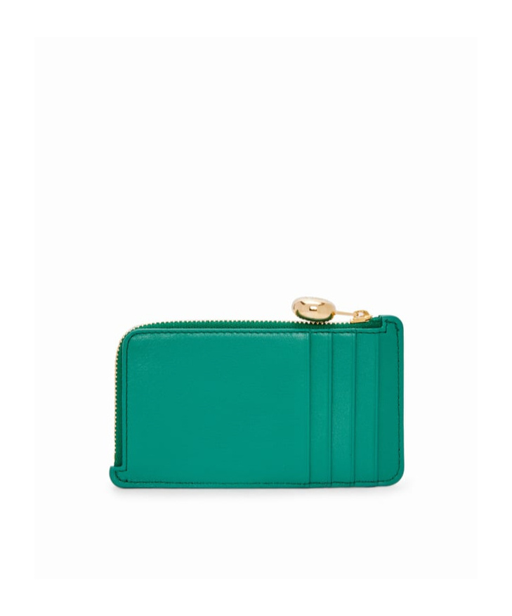Loewe Pebble Coin Cardholder In Green