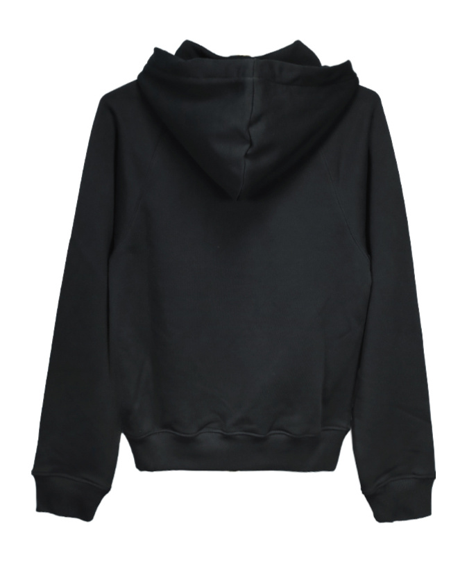Moschino Logo Logo Hooded Sweater In Black