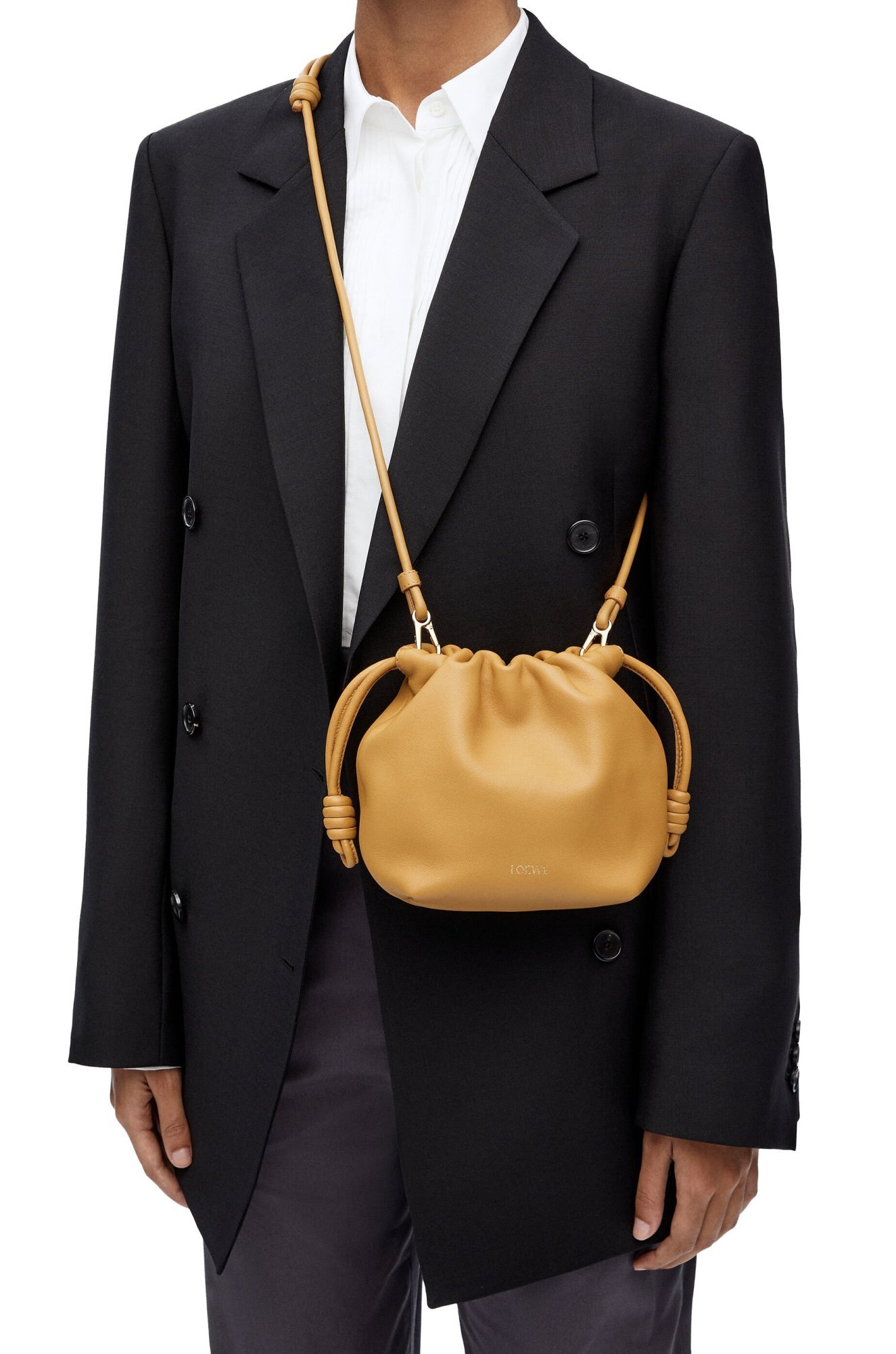 Loewe Women Borsa Cesto Flamenco Purse In Orange