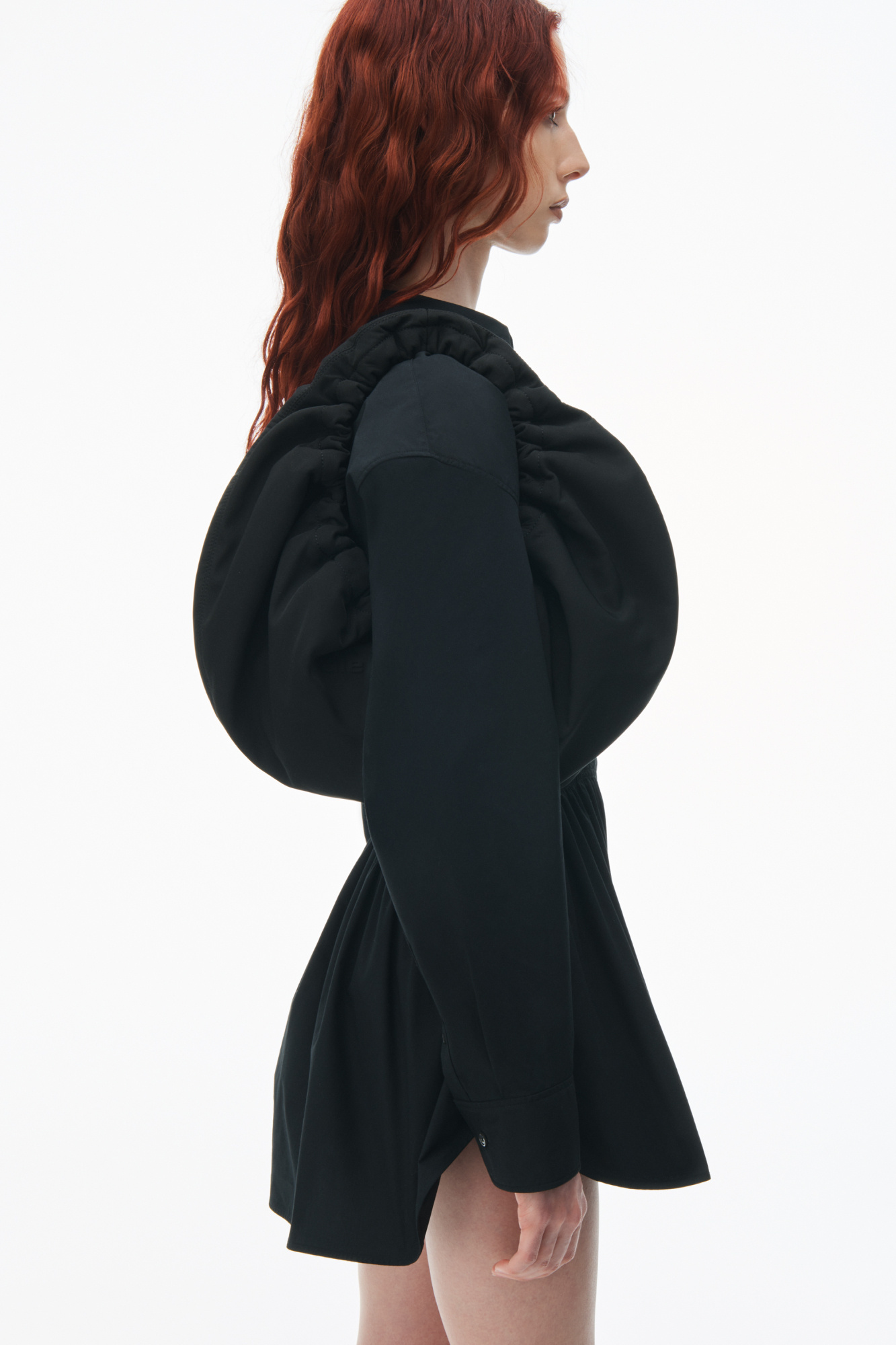 Alexander Wang Crescent Medium Shoulder Bag In Black