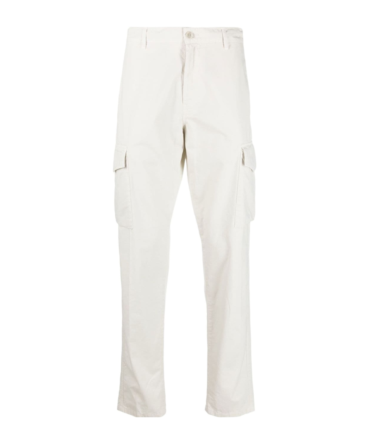 Aspesi Utility Trousers Featuring Multiple Pockets In White
