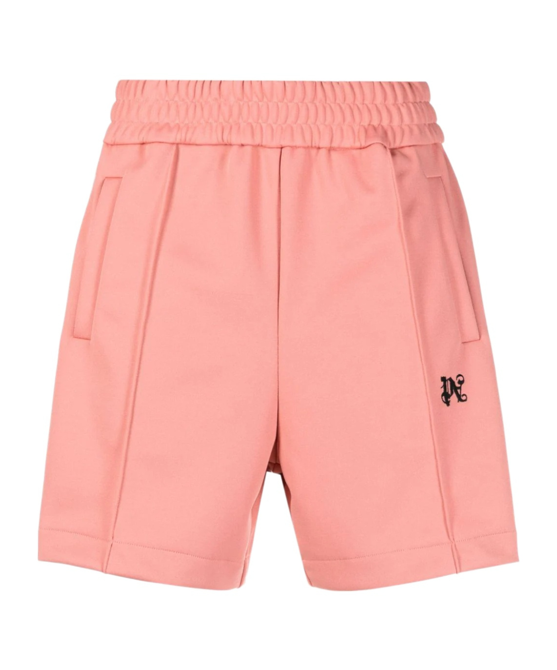 Palm Angels Logo-embroidered Track Shorts In Pink