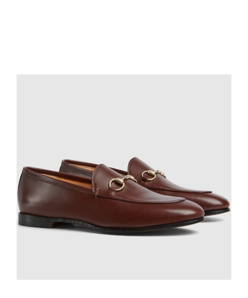 Gucci Leather Loafers Featuring Horsebit Detail In Brown