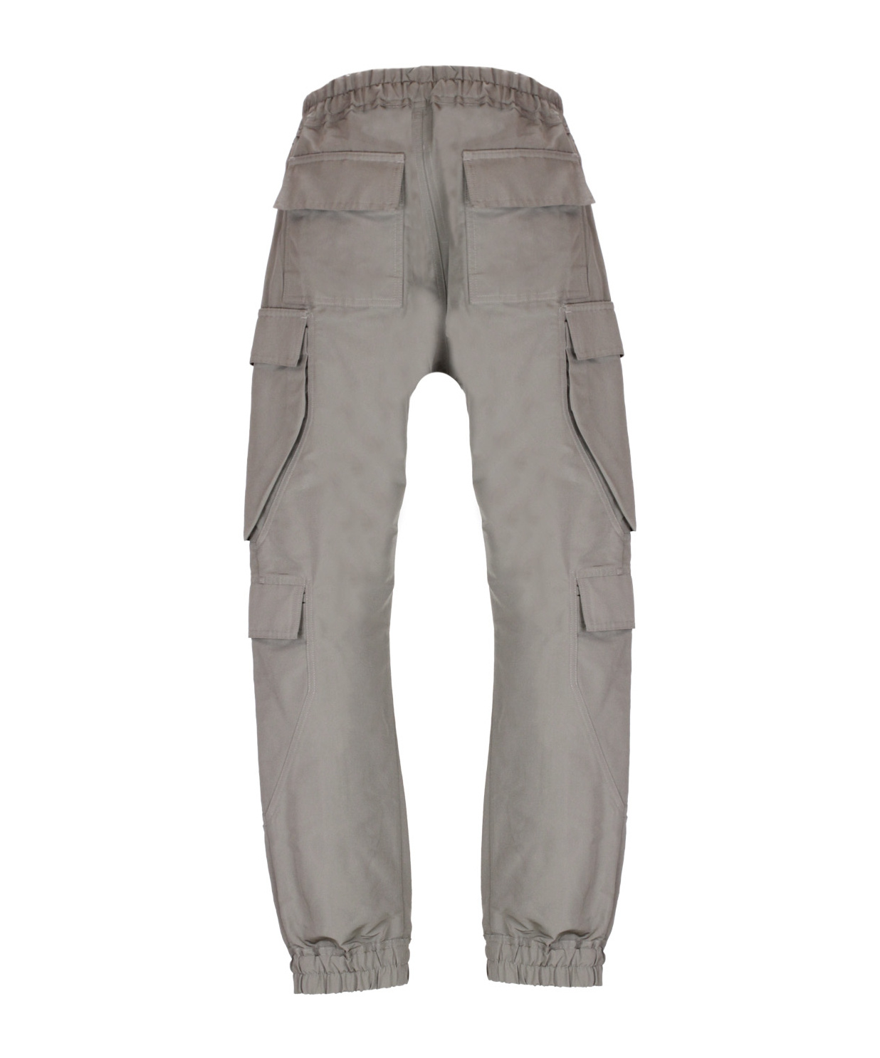 Rick Owens Mastodon Megacargo Tapered Trousers In Gray