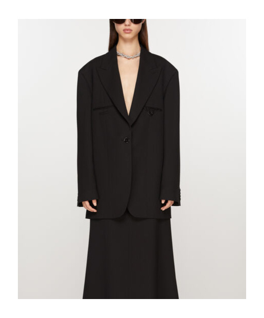 Acne Studios Single-breasted Blazer In Black