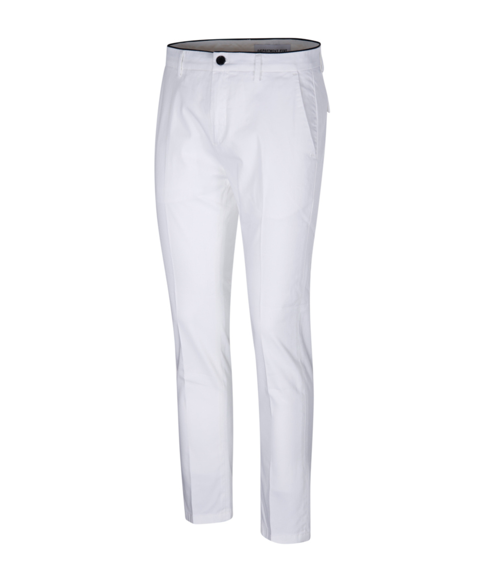 Department Five Department 5 Chino Prince Slim Trousers Clothing In White
