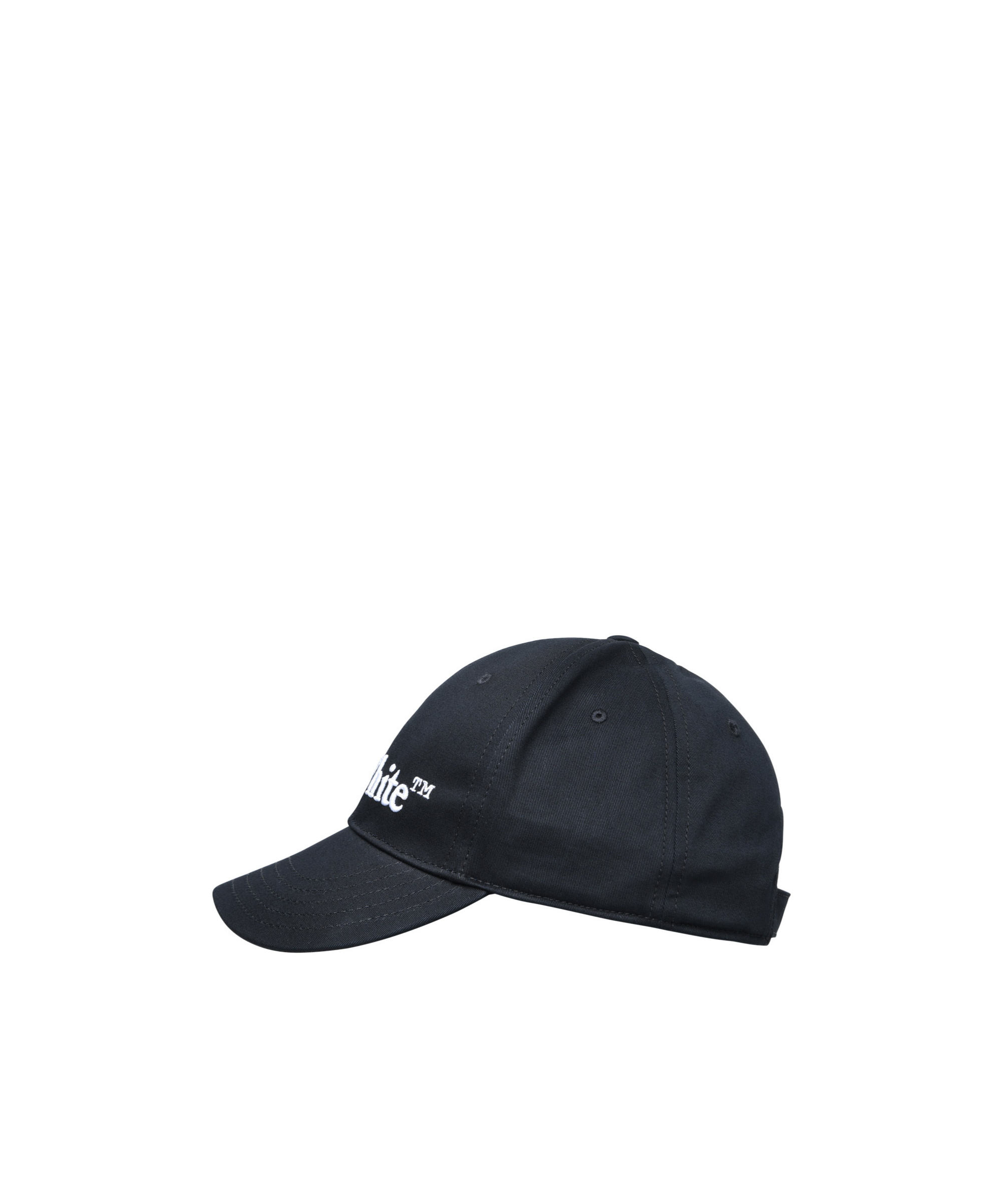 Off-white Woman Black Cotton Hat In Black