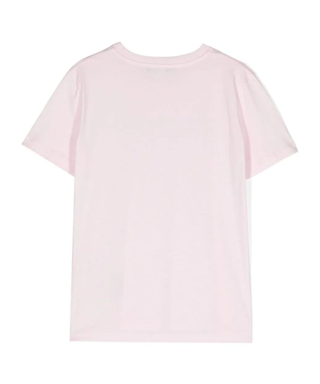 Shop Balmain Crystal-embellished Logo T-shirt In Pink
