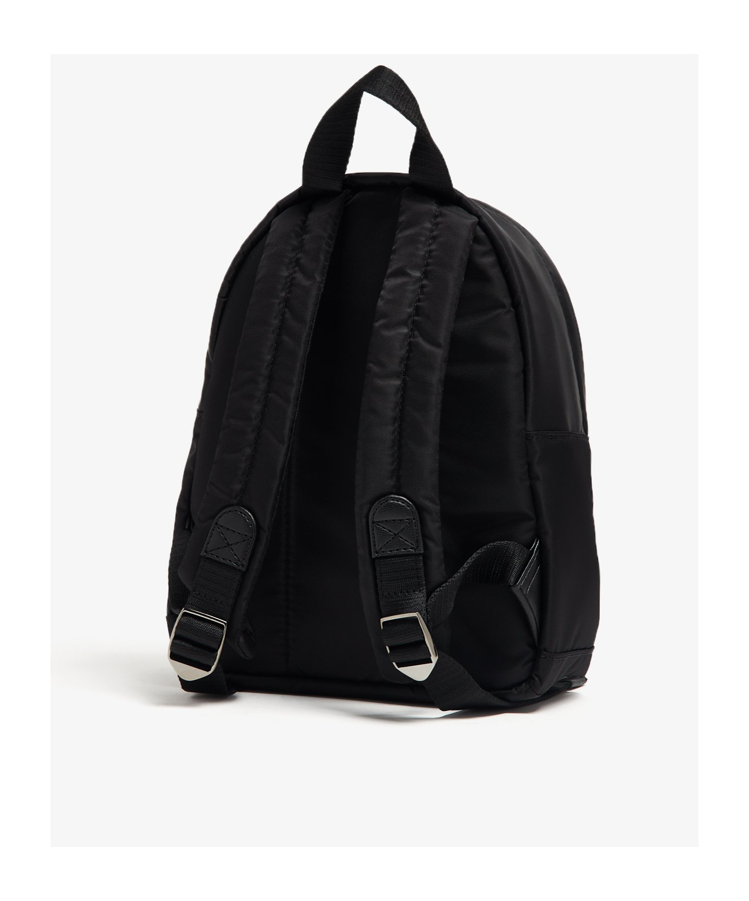 Dolce & Gabbana Logo-patch Gabardine-weave Backpack In Black