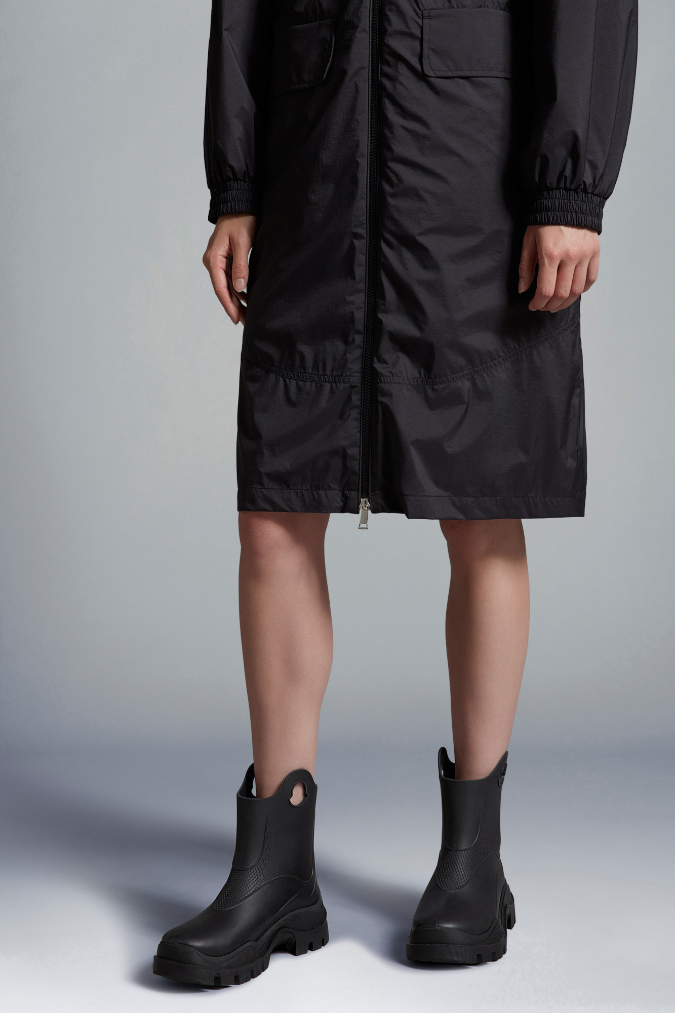 Shop Moncler Misty Rain Boots In Black