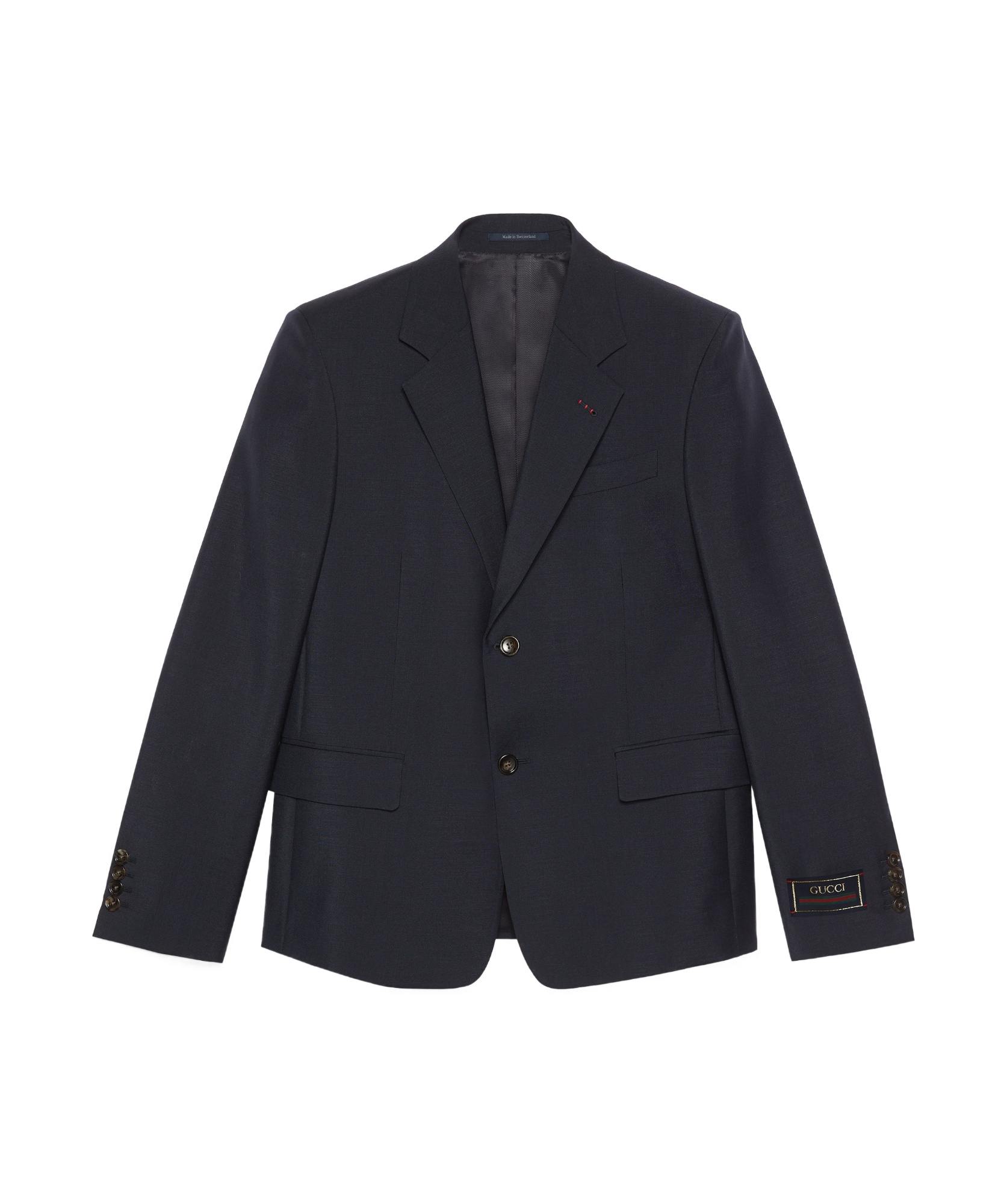 Gucci Men's Wool Single-breasted Suit In Black