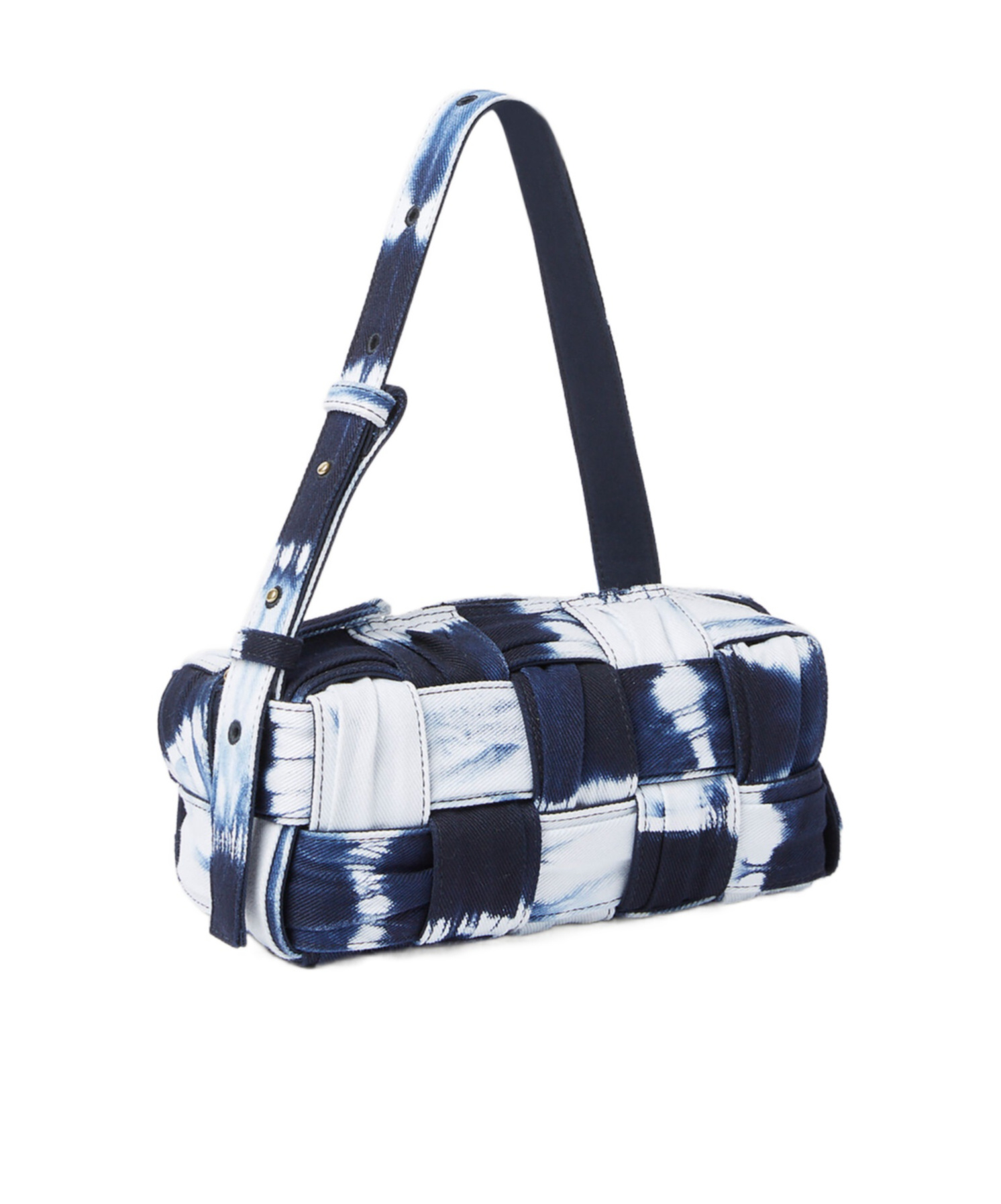 Bottega Veneta Cassette Shoulder Bag In White