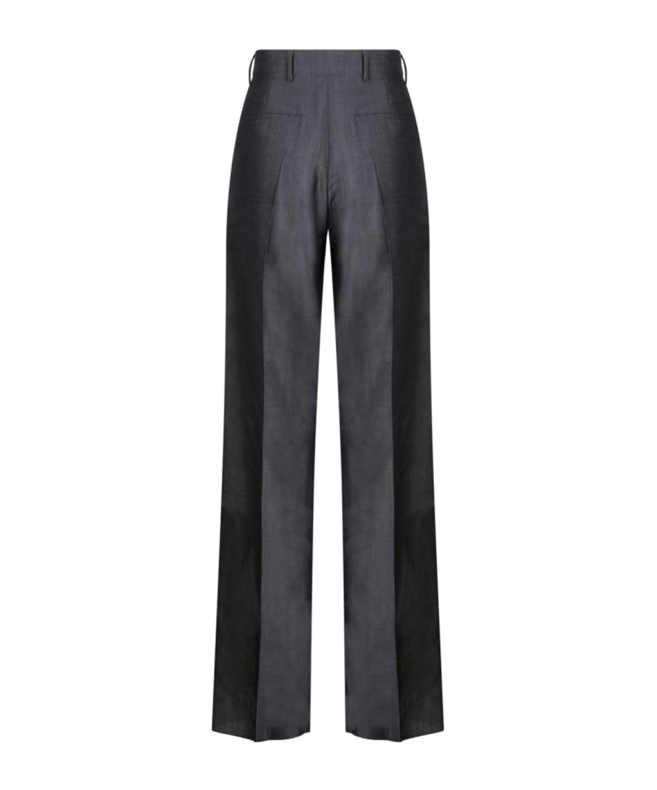 Valentino Crepe Couture Tailored Trousers In Black