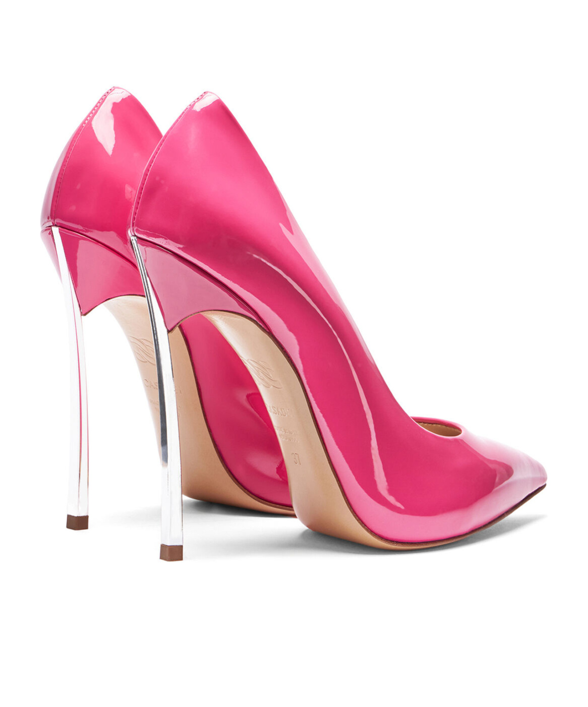 Casadei Blade 120mm Patent Leather Pump