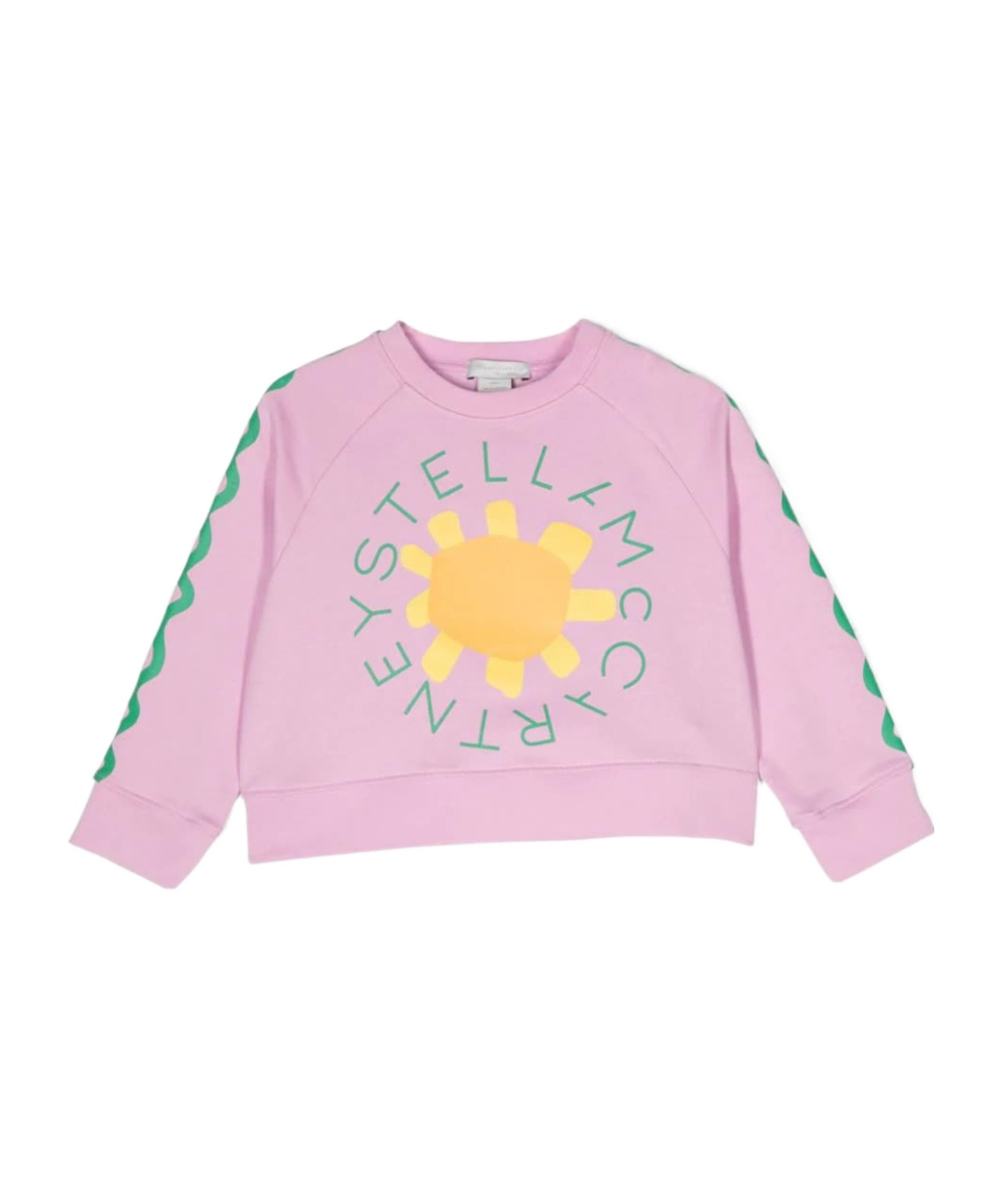 Stella Mccartney Long-sleeved Sweater In Pink