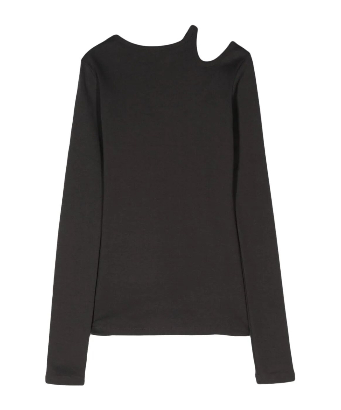 Low Classic Cut-out Detail Top In Black