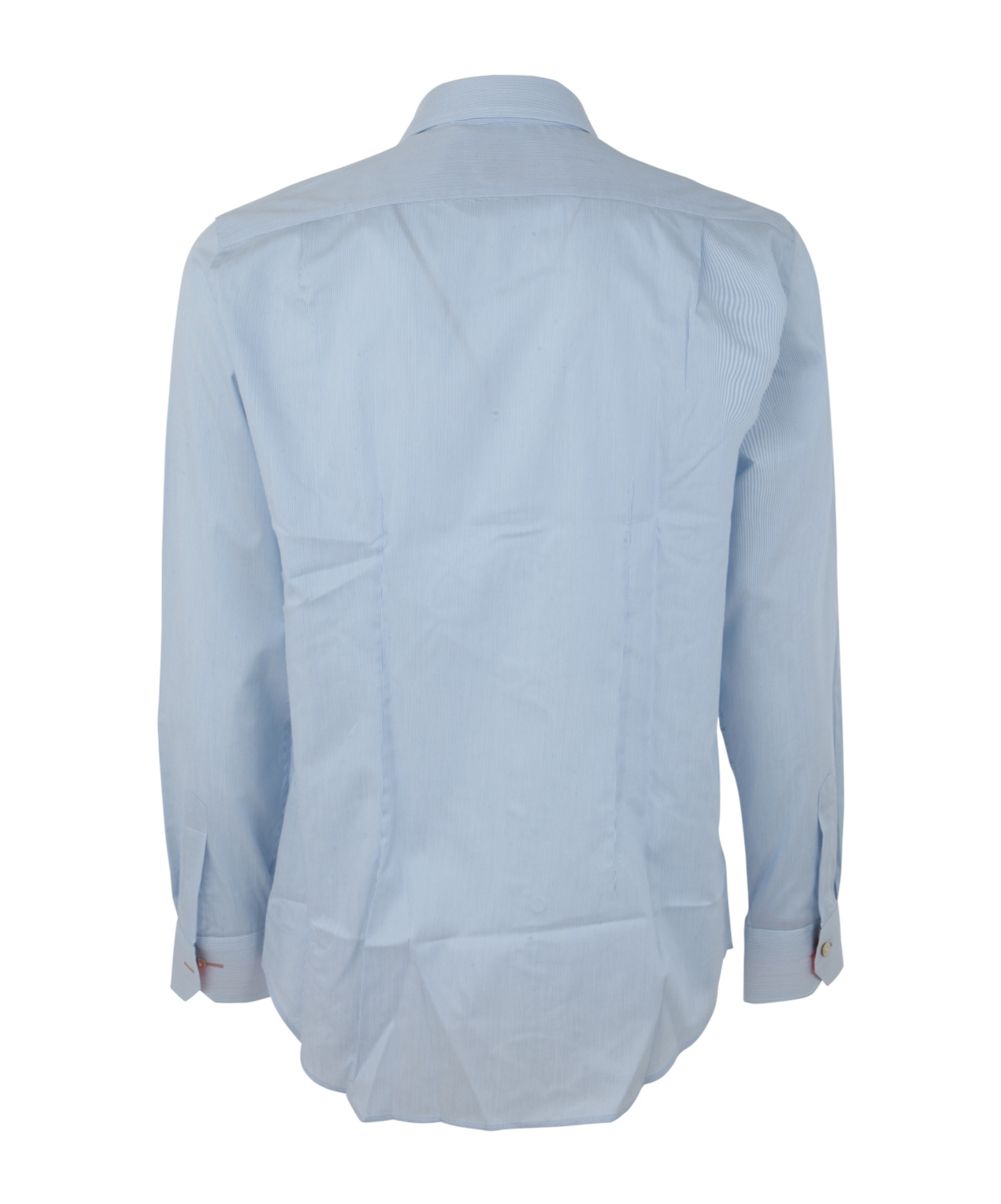 Shop Paul Smith Striped Tailored Shirt In Blue