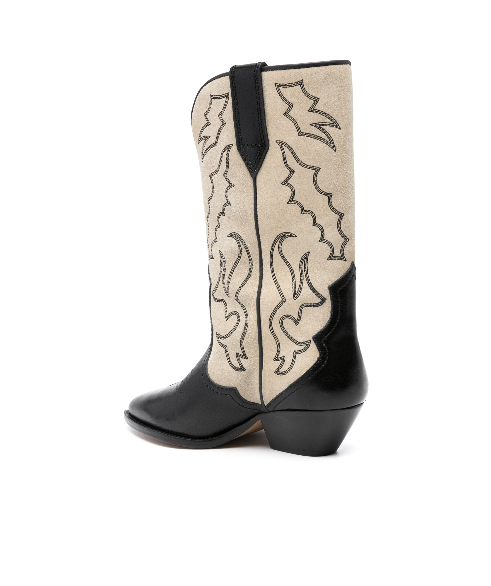 Shop Isabel Marant Duerto Leather Ankle Boots In Nude