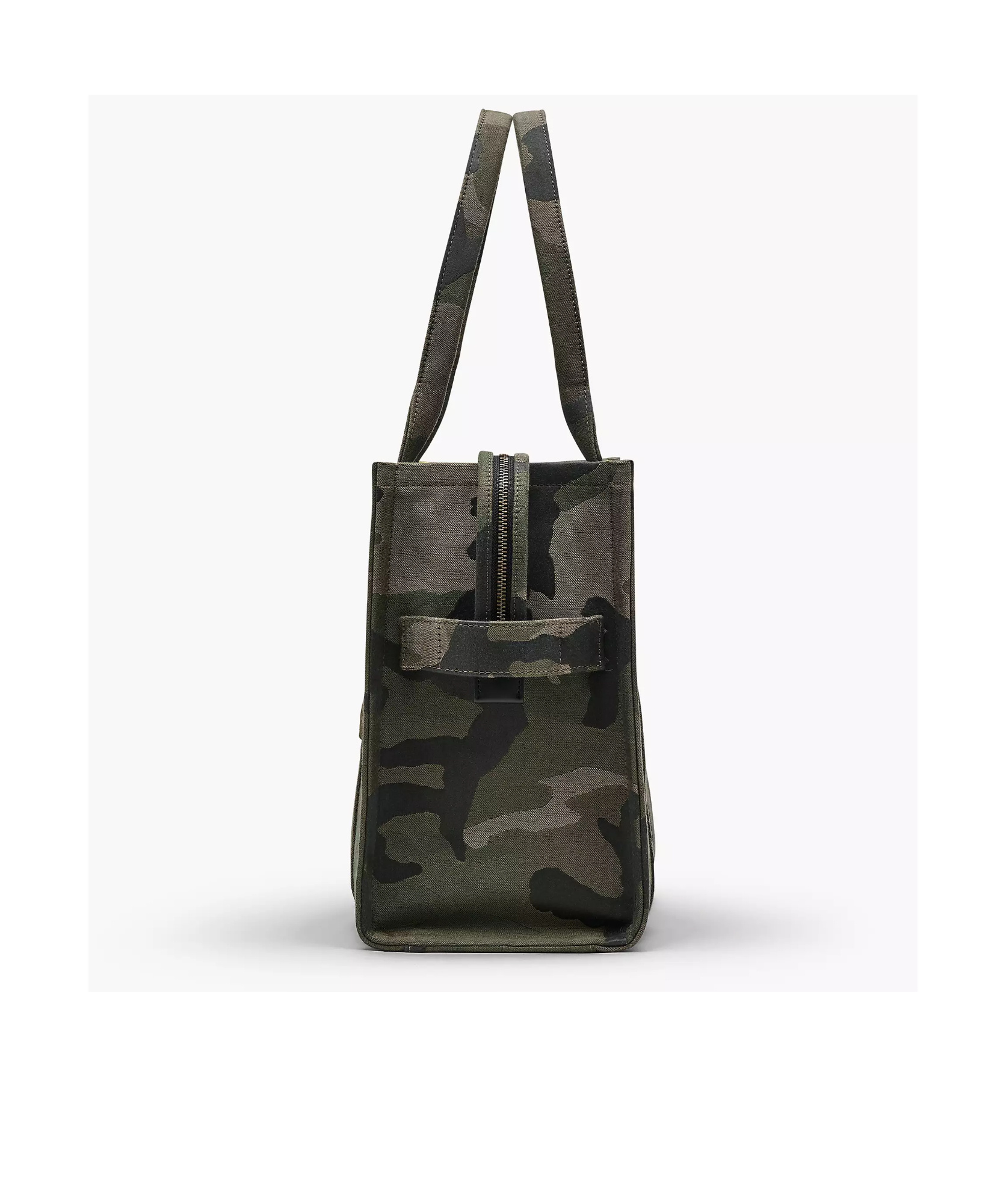 Marc Jacobs Camouflage Jacquard Medium Tote With Versatile Carrying Options In Black
