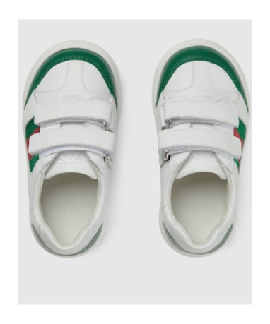 Gucci Web Sneaker In White
