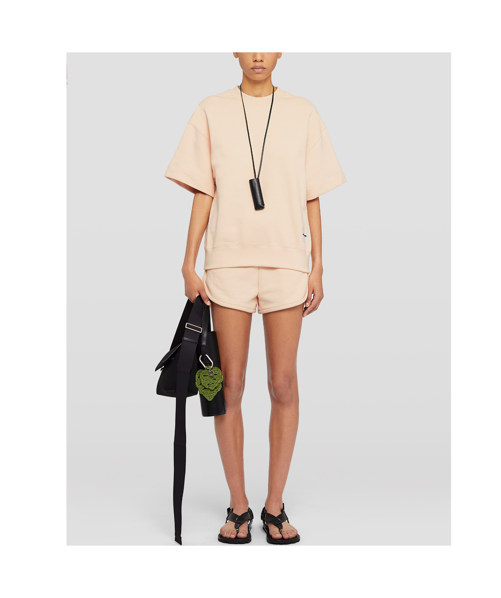 Jil Sander Crew-neck T-shirt In Nude