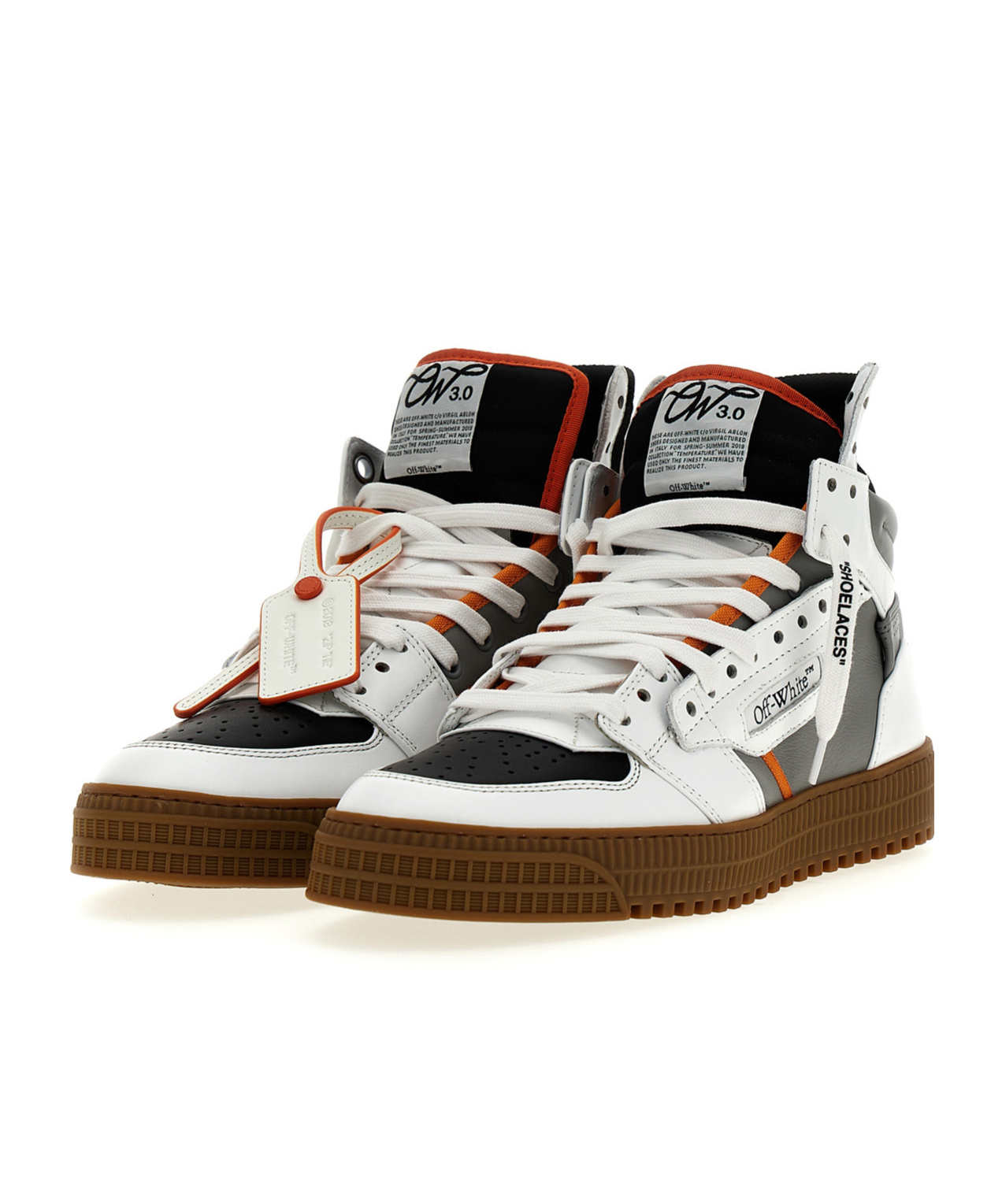 OFF-WHITE OFF-WHITE 3.0 OFF COURT HIGH-TOP SNEAKERS 