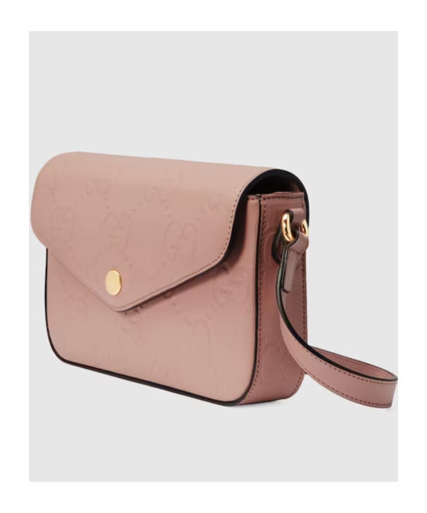 Gucci Gg Super Mini Shoulder Bag In Nude
