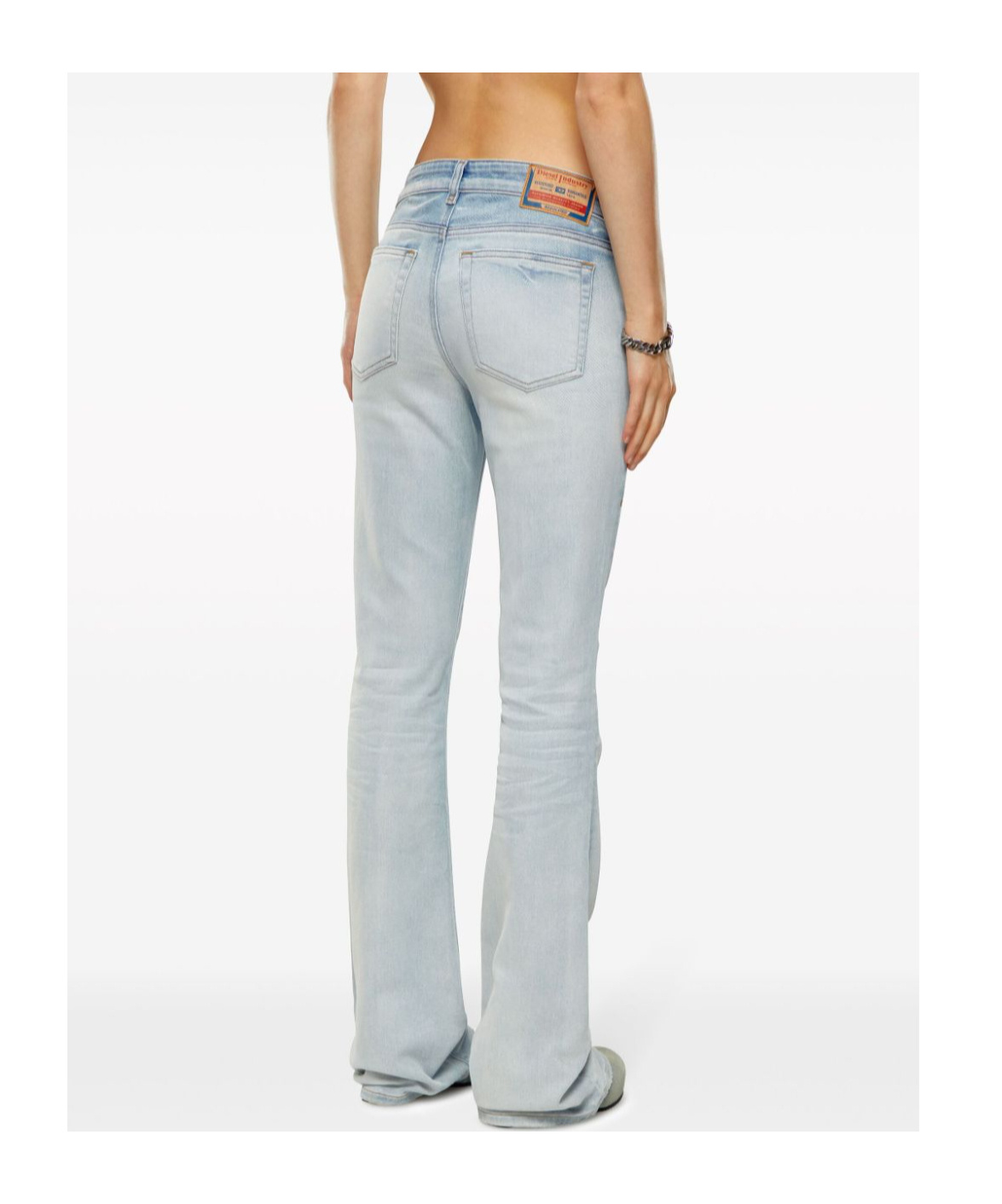 Diesel 1969 D-ebbey 09h73 Bootcut Jeans In White