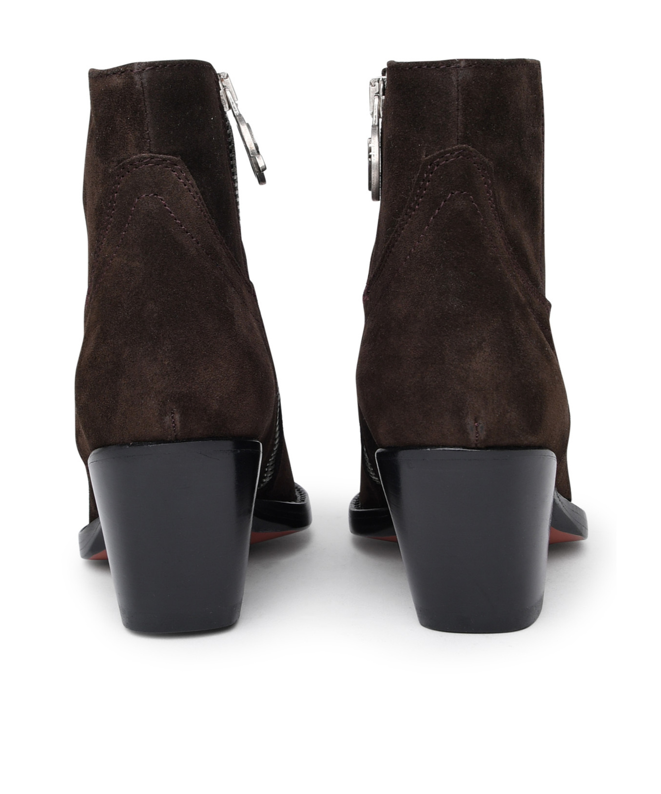 Sonora Hidalgo 85mm Leather Ankle Boots In Black