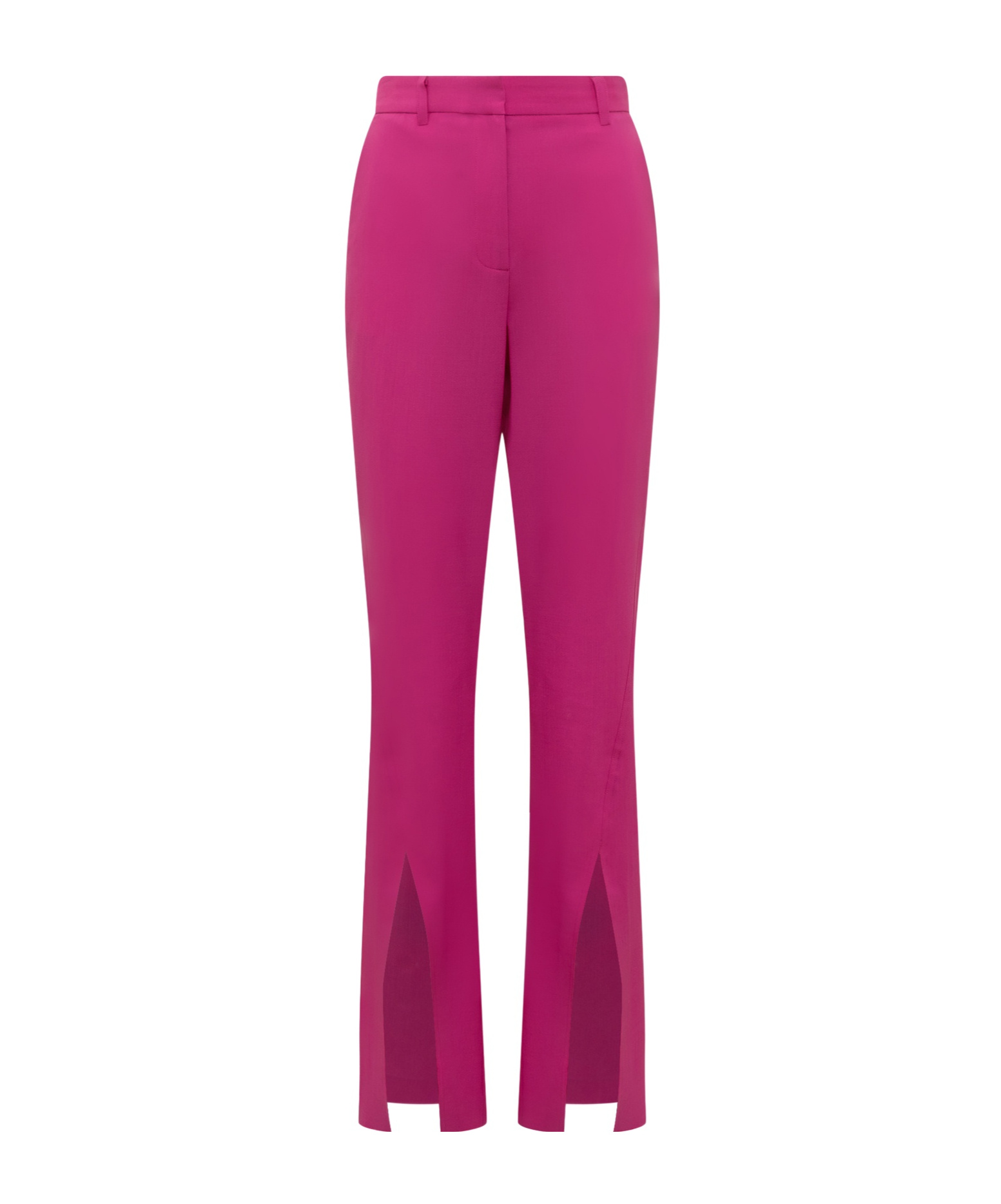 Giuseppe Di Morabito High-waisted Slit-detail Trousers In Pink