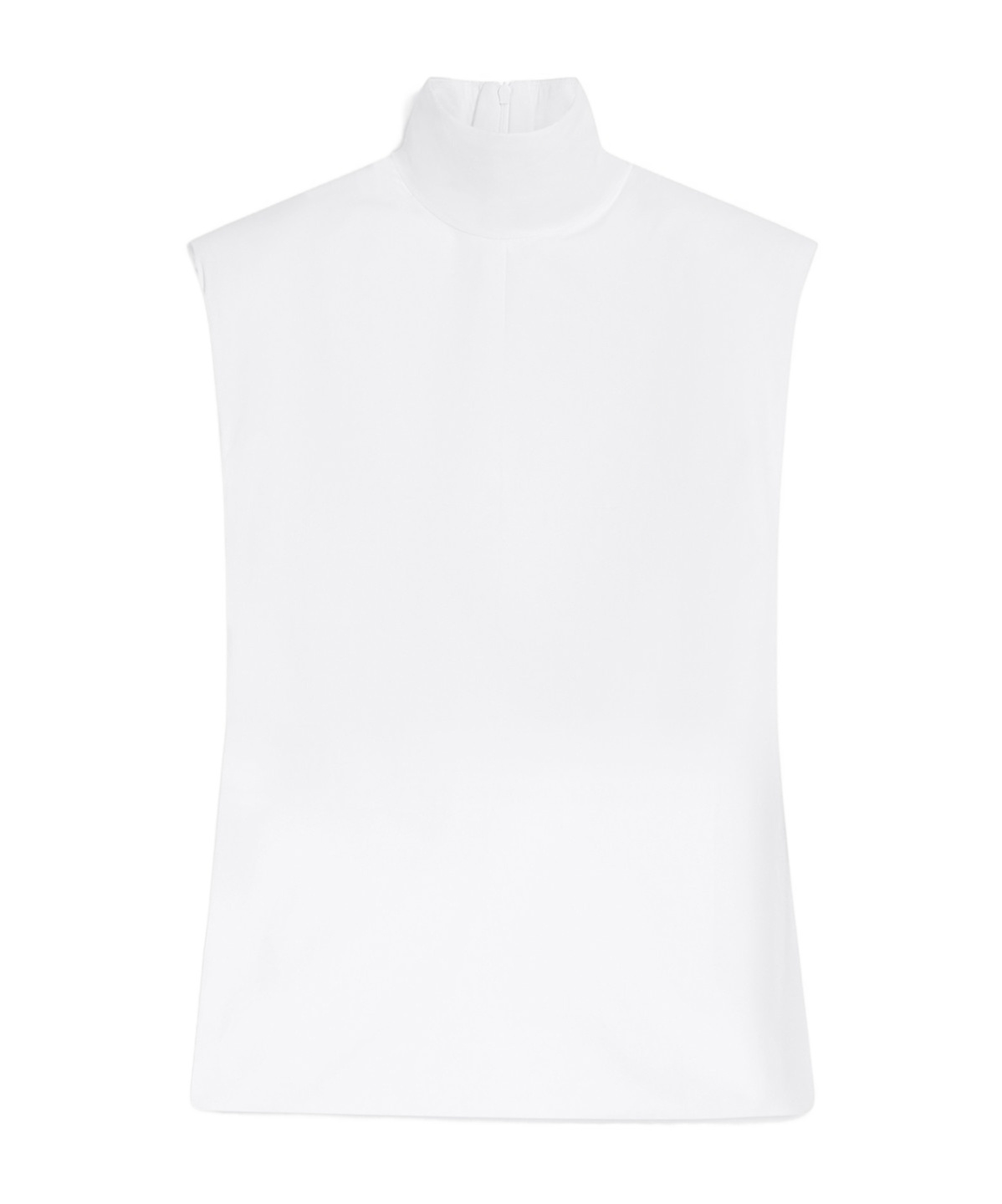 Sportmax High-necked Sleeveless Top In Cann In White