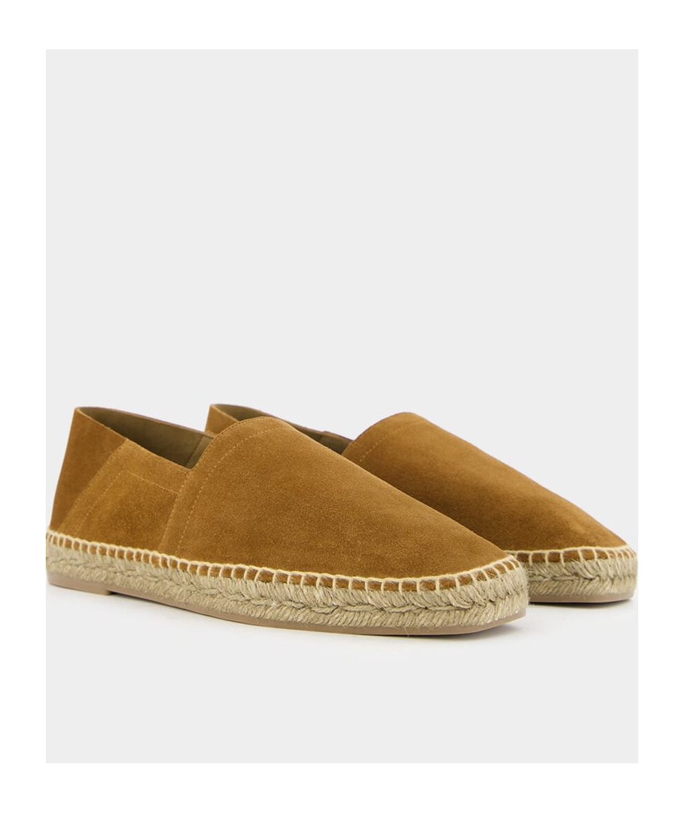 TOM FORD RAFFIA SUEDE ESPADRILLES