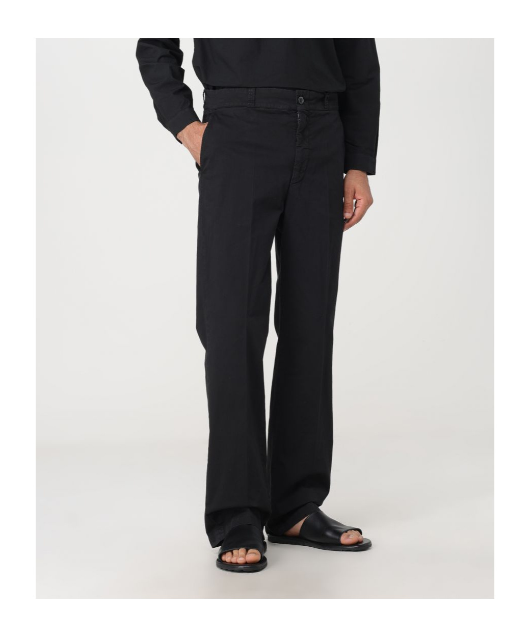 BARENA VENEZIA BELT RING CASUAL PANTS