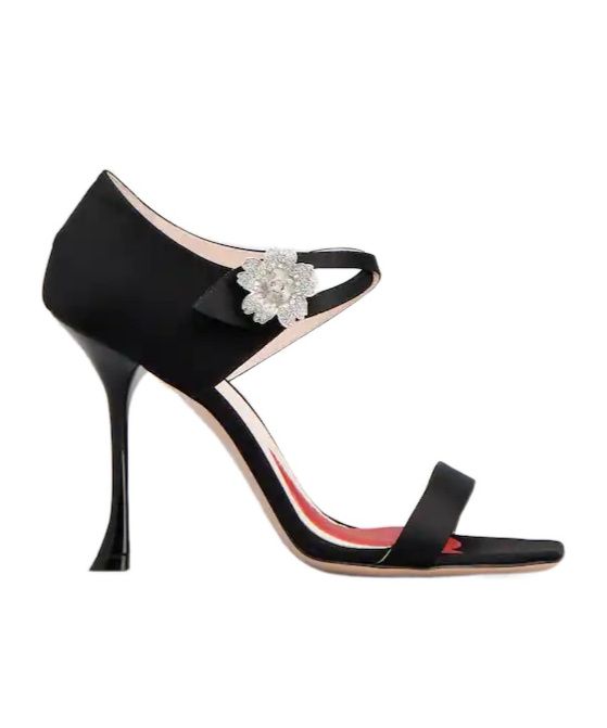 Roger Vivier "vivier Daisy Strass I In Black