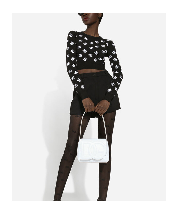 Dolce & Gabbana Long Sleeve Sweater In Black